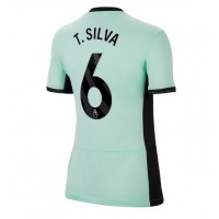 Camisa de time de futebol Chelsea Thiago Silva #6 Replicas 3º Equipamento Feminina 2023-24 Manga Curta